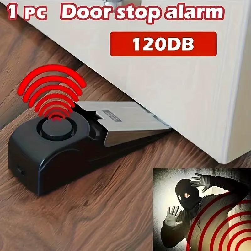 Enhance Your Home Security with Our Portable Door Stop Alarm – Perfect for Travel and Everyday Use!