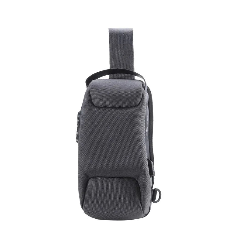 Stylish and Versatile Men's USB Crossbody Bag - Anti-Theft, Waterproof Oxford Waist Pack for Short Travels